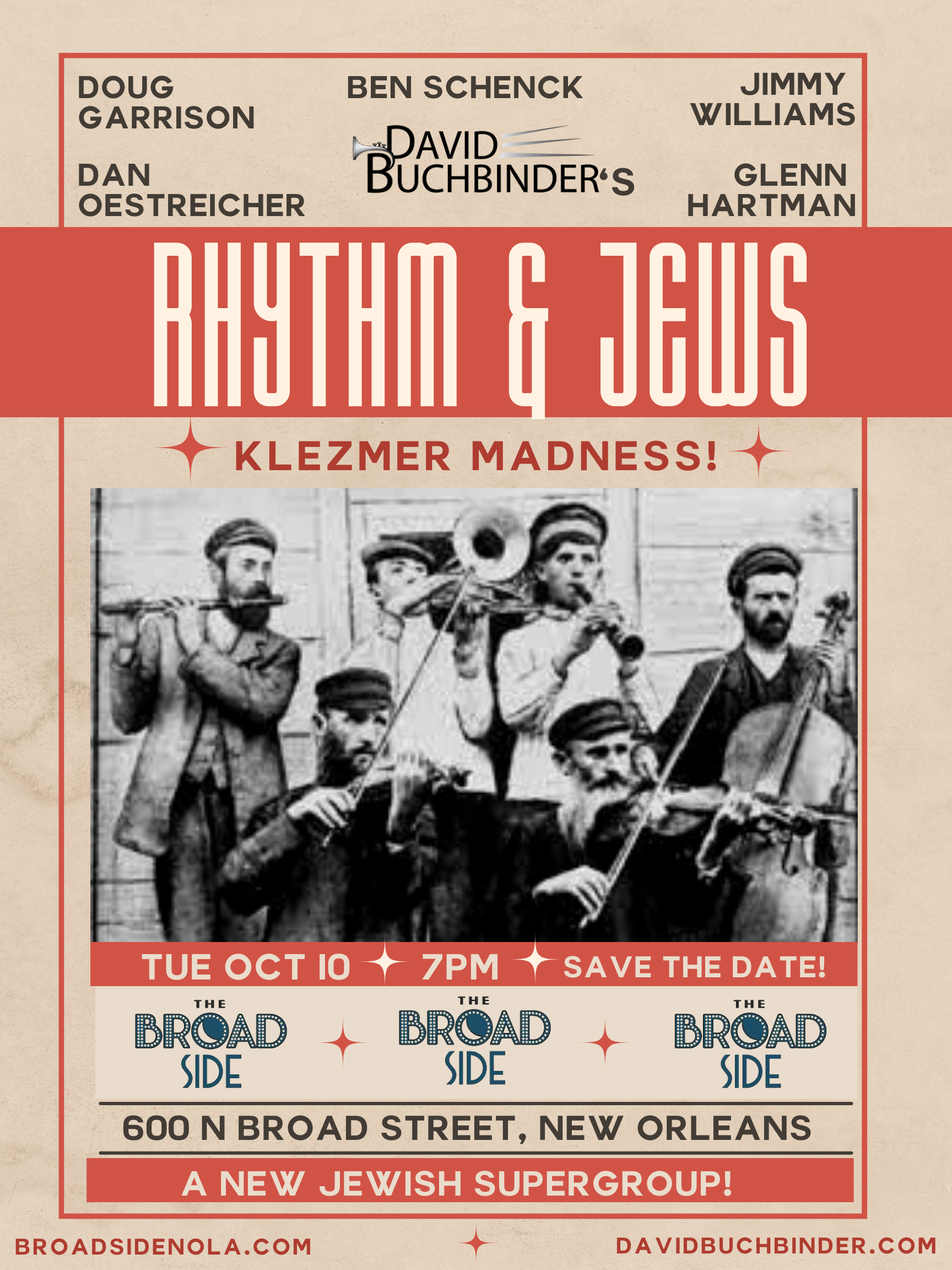 dB’s Rhythm & Jews @ The Broadside